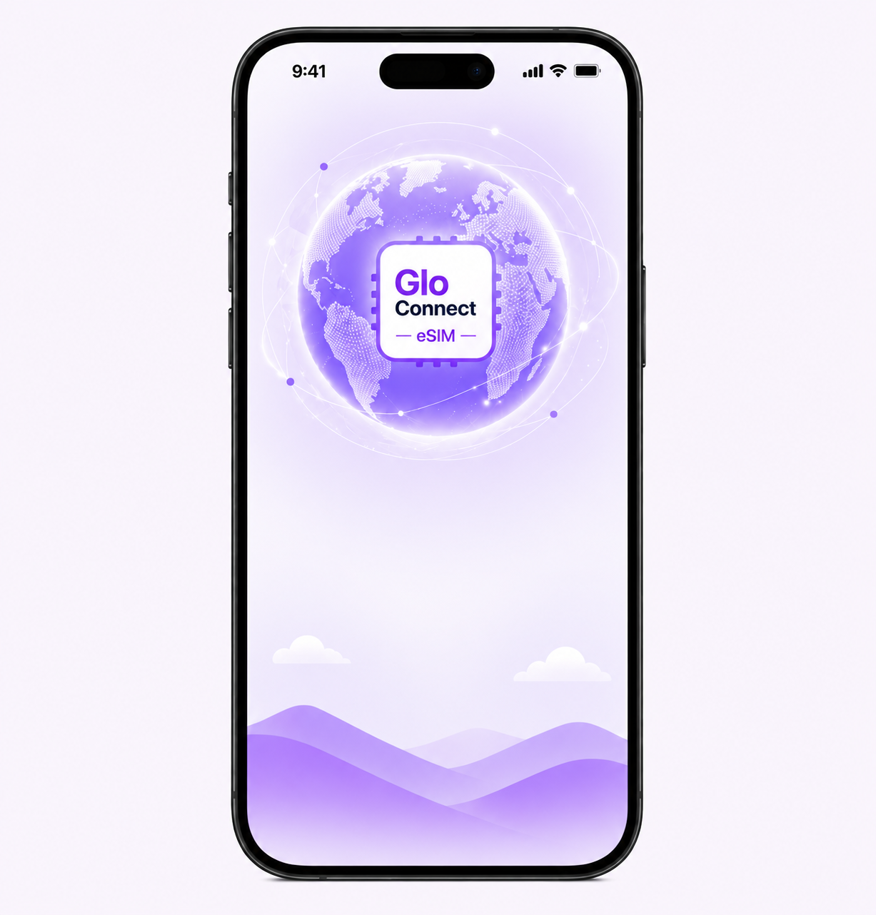 GloConnect eSIM connected screen